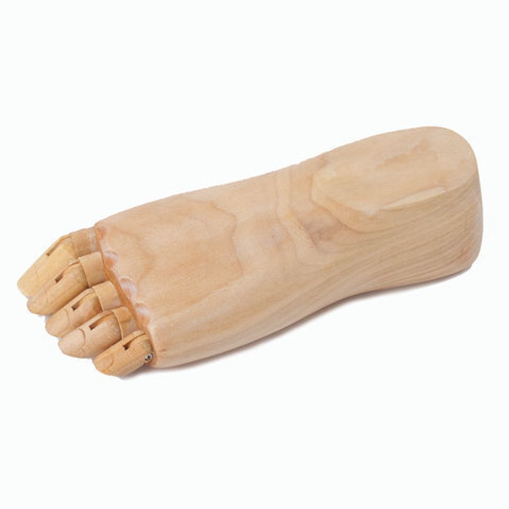 Манекен художественный BRAUBERG ART CLASSIC "СТОПА", длина 22 см., женская левая, дерево, 191302