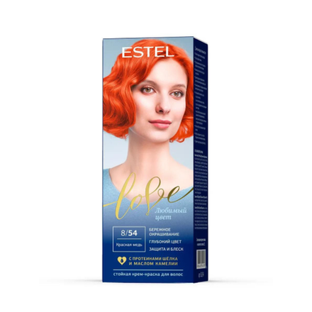 Краска для волос Estel Love красная медь 8/54