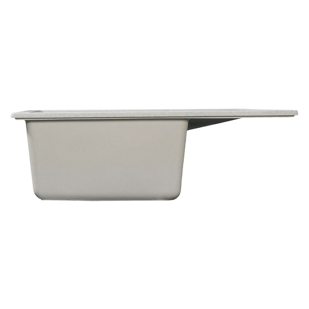 Мойка ML-GMS115 СТАНДАРТ с крылом, серый (310), 645*505*190мм