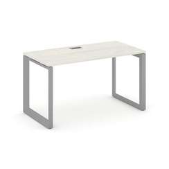 Style Project Стол письменный SN-59O.SP-004 Дуб Наварра/Металл Серый/Серебро Заглушка 1580*600*750
