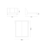 Основание без ящика 160x200 ENZAHOME NETHA EH22348