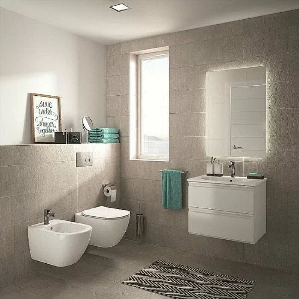 Унитаз подвесной Ideal Standard Tesi T007901 белый, безободковый