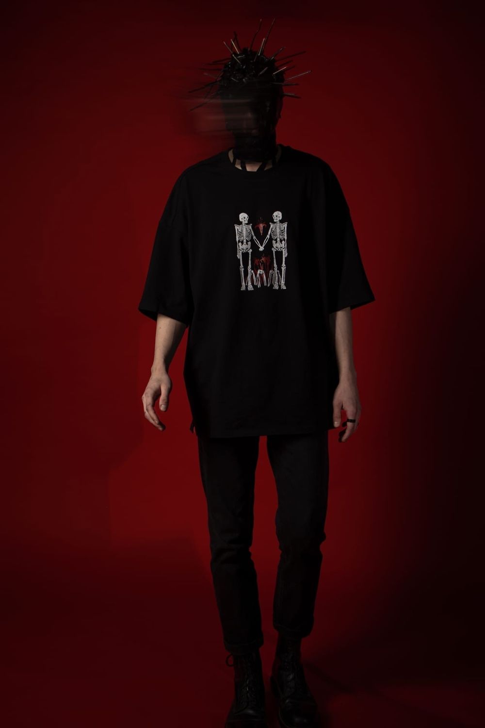 Футболка Нетак Оверсайз Гуманизм Черная