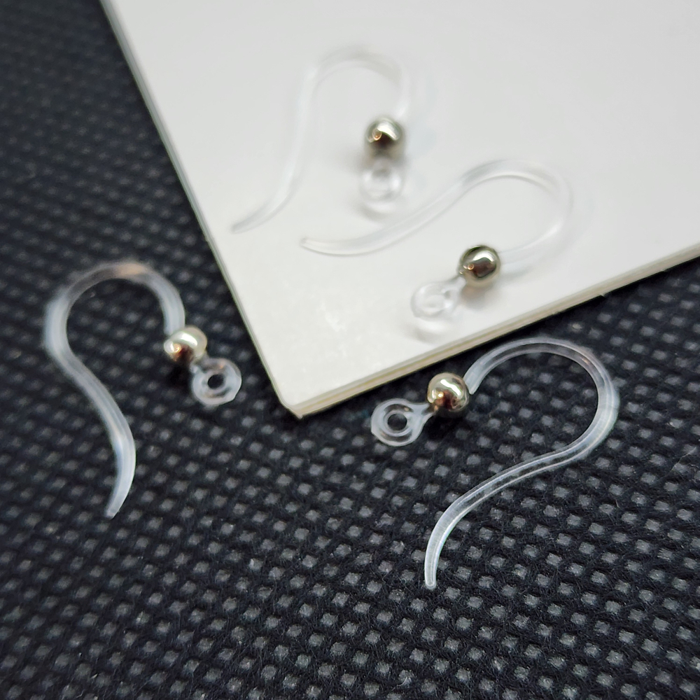 Швензы дужки (крючки), гипоаллергенные, сталь, силикон