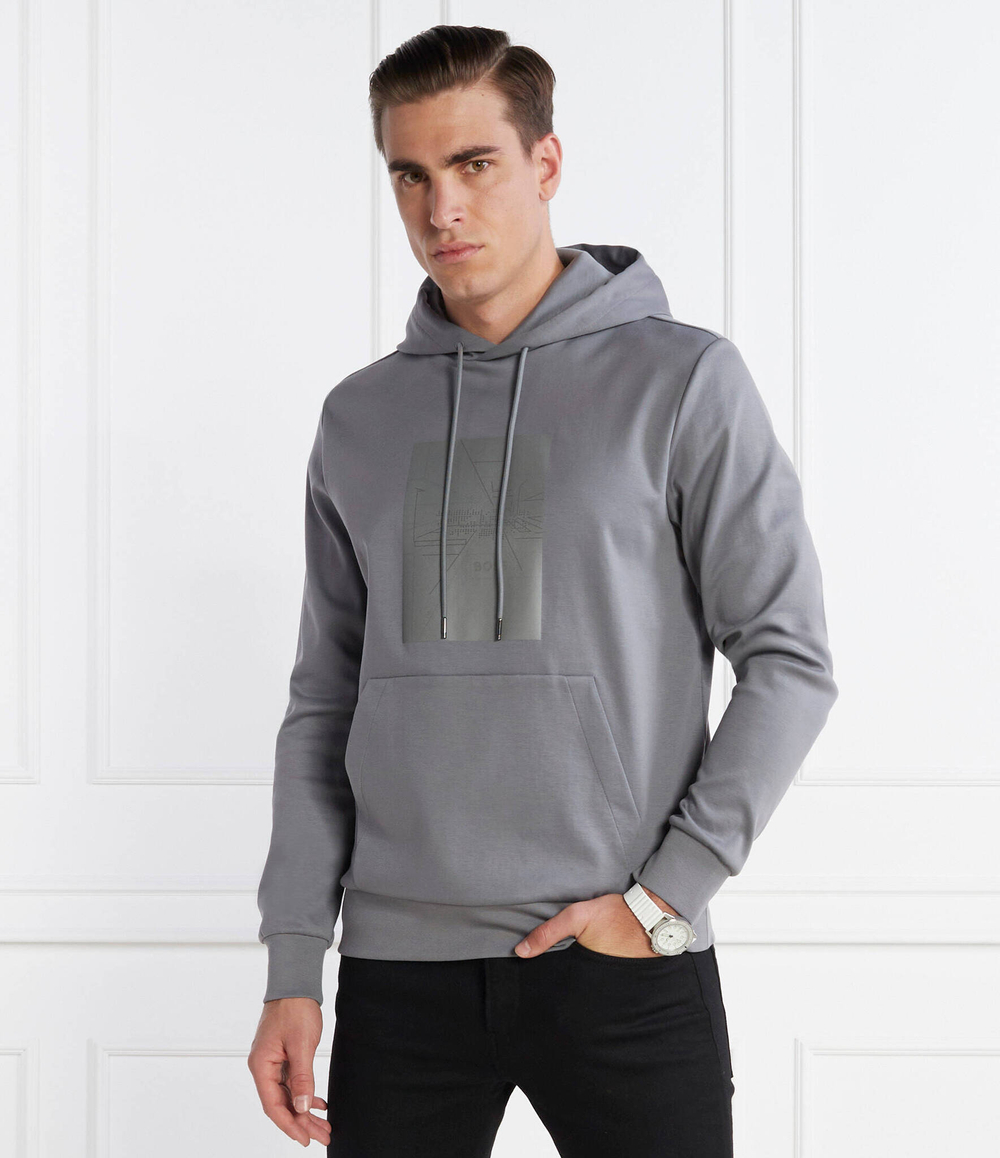 Худи Soody Mirror BOSS GREEN - серый(50505319)