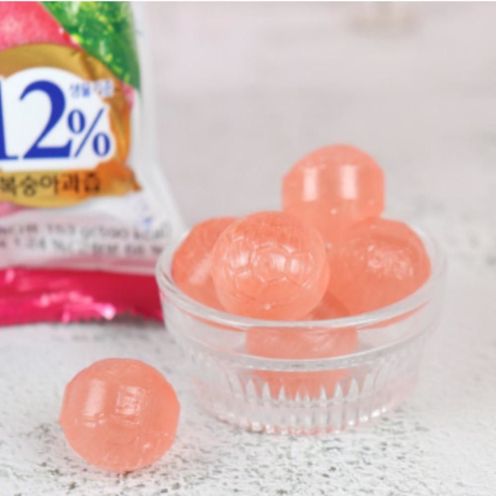 Карамель с персиковым соком Lotte Peach Candy 153 г