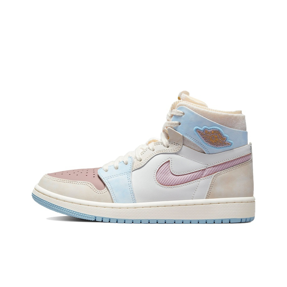Кроссовки Air Jordan 1 High Zoom Comfort Pink Oxford Plum Fog