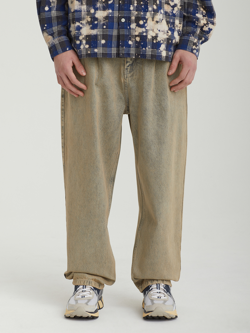 Мужские Джинсы Two Tucked Hairy Denim