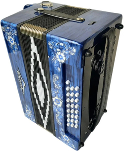 ГАРМОНЬ "ЧАЙКА-204" (S6ХL), ЦВЕТ СИНИЙ (ВАРИАНТ 2)