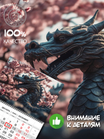 Квартальный календарь Символ года "Железный дракон"