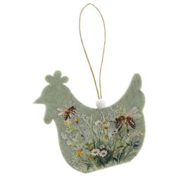 GAEM Набор из 6-ти изделий декоративных подвесных "Курица/Петух" (7,5*0,5*7,5), L25 W9 H1,5 см