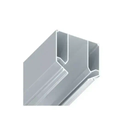 Трековая система освещения для натяжных потолков MAGNETIC S15 48V Чёрный шинопровод алюминиевый четырех-контактный низковольтный 4TRA 54x55x1500mm IP20 1,5 м / торцевые заглушки в комплекте