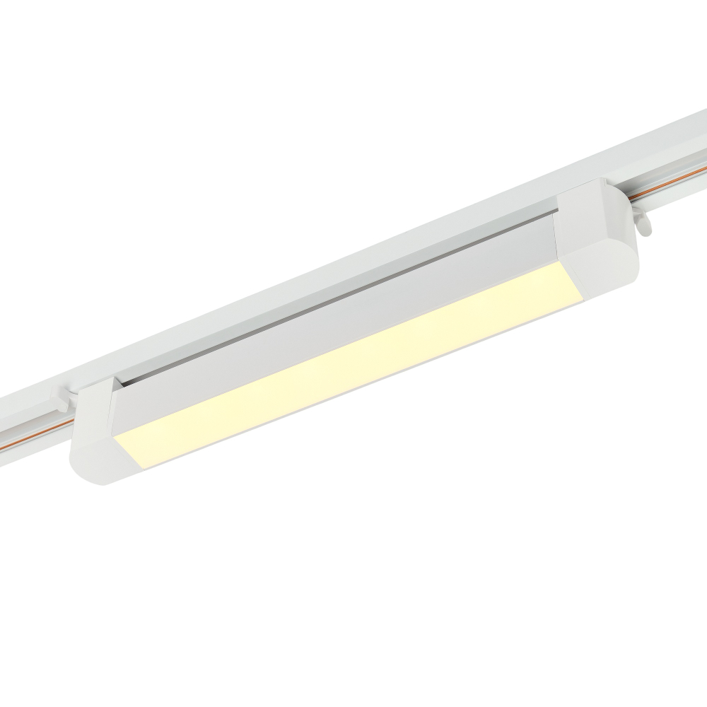 Трековый однофазный светодиодный светильник 16W 220V MyFar Lines MT0112-16W3K-W