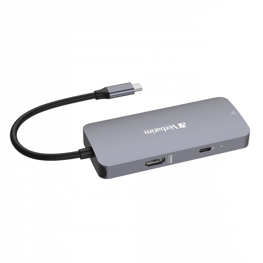 Многопортовый разветвитель Verbatim USB-C Pro CMH-05 на 5 портов