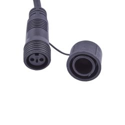 UCX-F90 T20-2M-BK Провод-шина для гирлянд серии F90PRO. 2м. 20 Т-коннекторов. шаг 10см. Статика-мерцание. IP67. Черный. TM Uniel