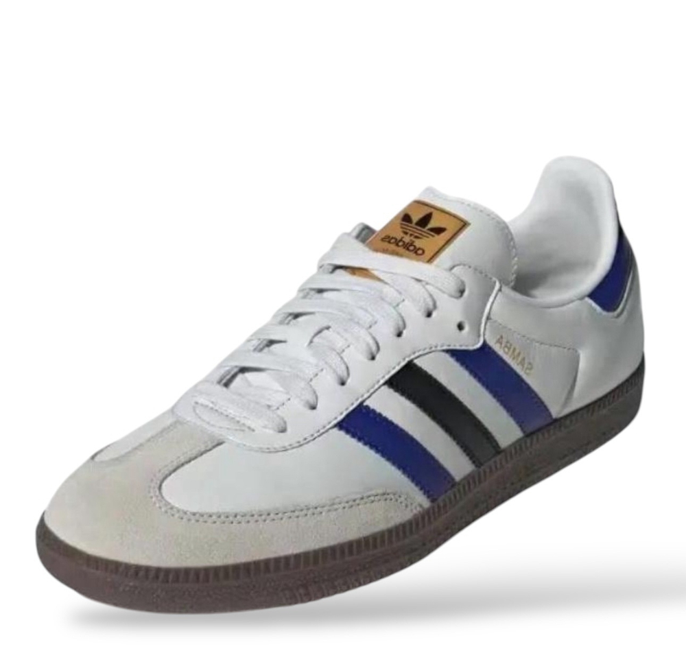 ADIDAS ORIGINALS SAMBA WHITE ACTIVE BLUE