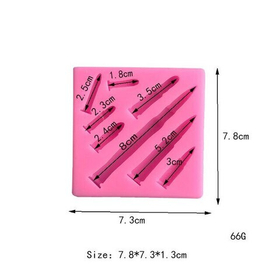 Молд силиконовый "Гильзы"