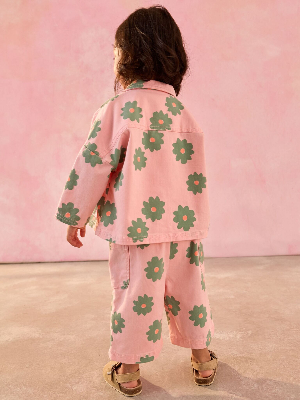 Комплект из трех предметов для девочки Next AC9-251, Розовый, Хаки