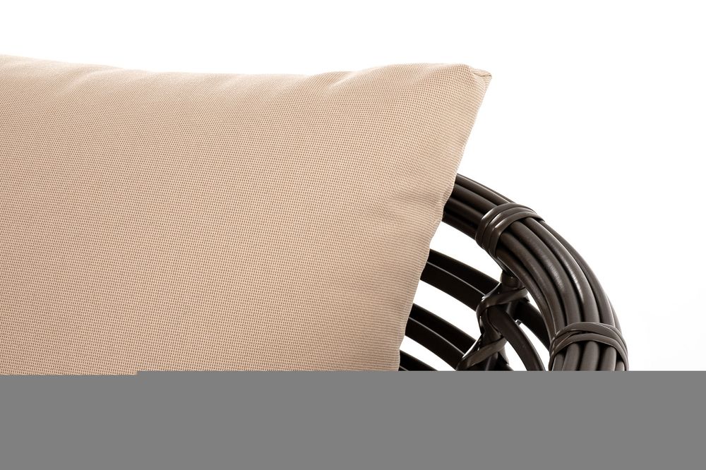 "Валенсия" кресло из искусственного ротанга, цвет бронзовый