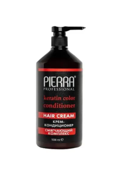 PIERRA Крем-кондиционер для окрашенных волос Keratin Color Conditioner, 1000 мл
