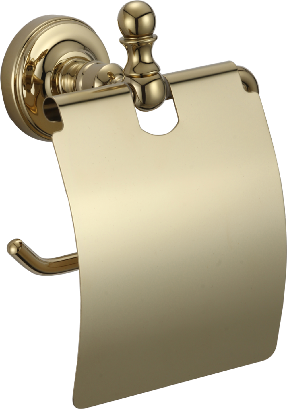 31030-E Б/держатель с крышкой (ЗОЛОТО) GANZER (20/1шт)