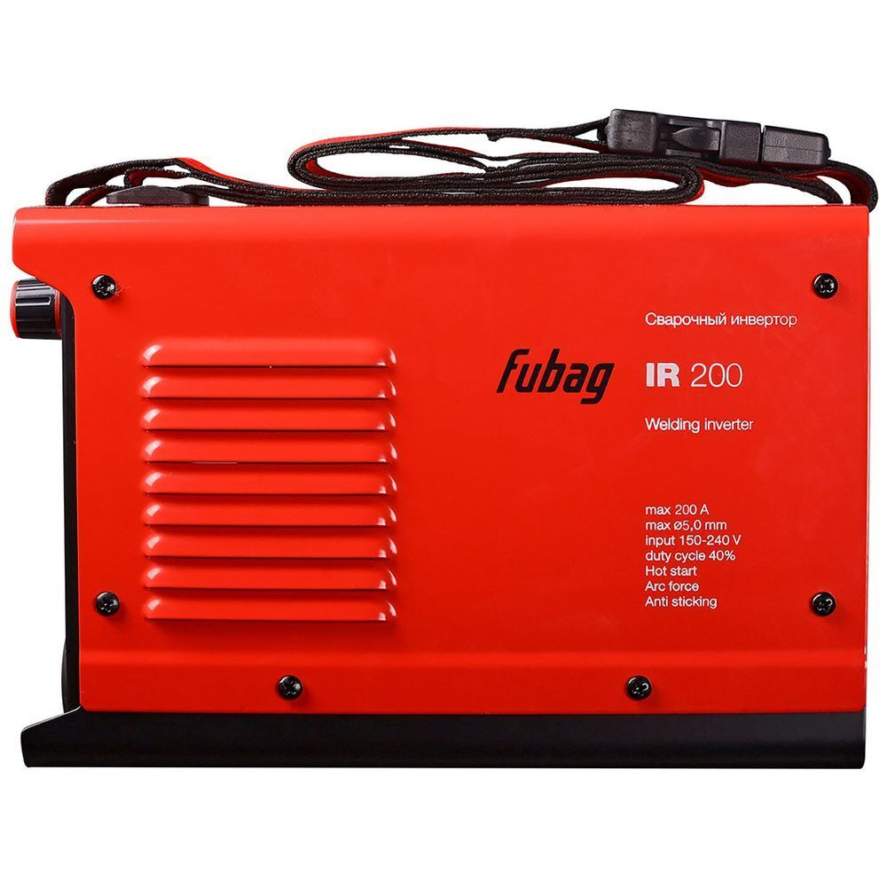 Сварочный аппарат инверт, Fubag, IR 200, 8.1 кВт, 200 А, электрод