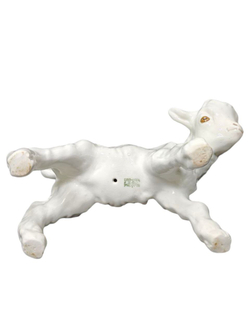 &&&Фаянсовая статуэтка "Козленок" ЗиК Конаково