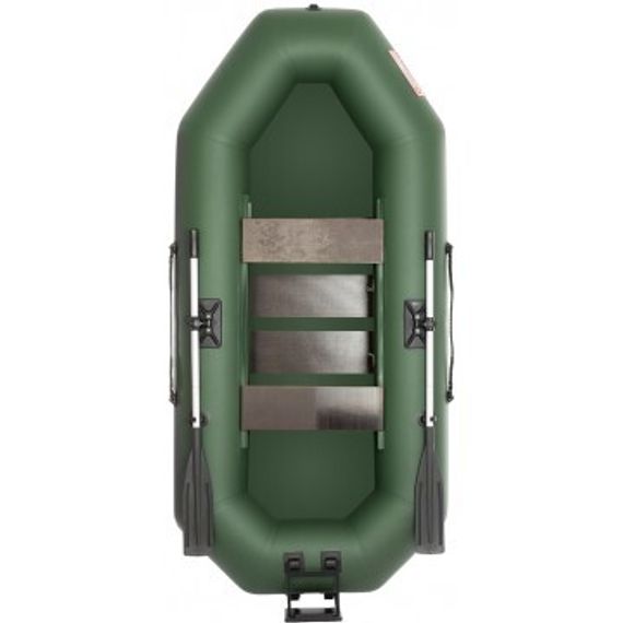 Лодка Тонар Шкипер 260НТ навесной транец (зеленый)