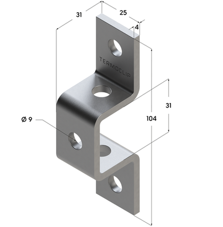 Скоба соединительная TCC SC 28x30 4F5