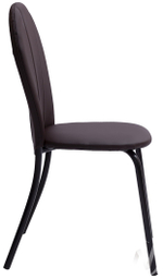 Стул Венеция 3 М (Н) (металлокаркас черный/кожзам черный)