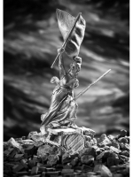 Оловянная миниатюра Свобода на баррикадах