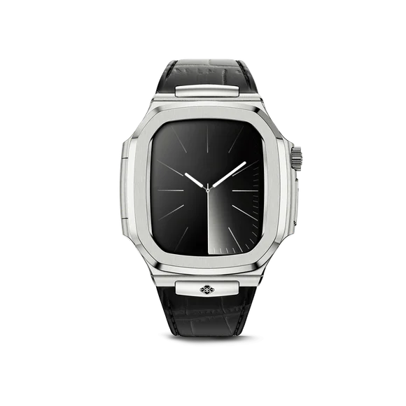 Корпус для Apple Watch ROYAL45 - Silver Leather