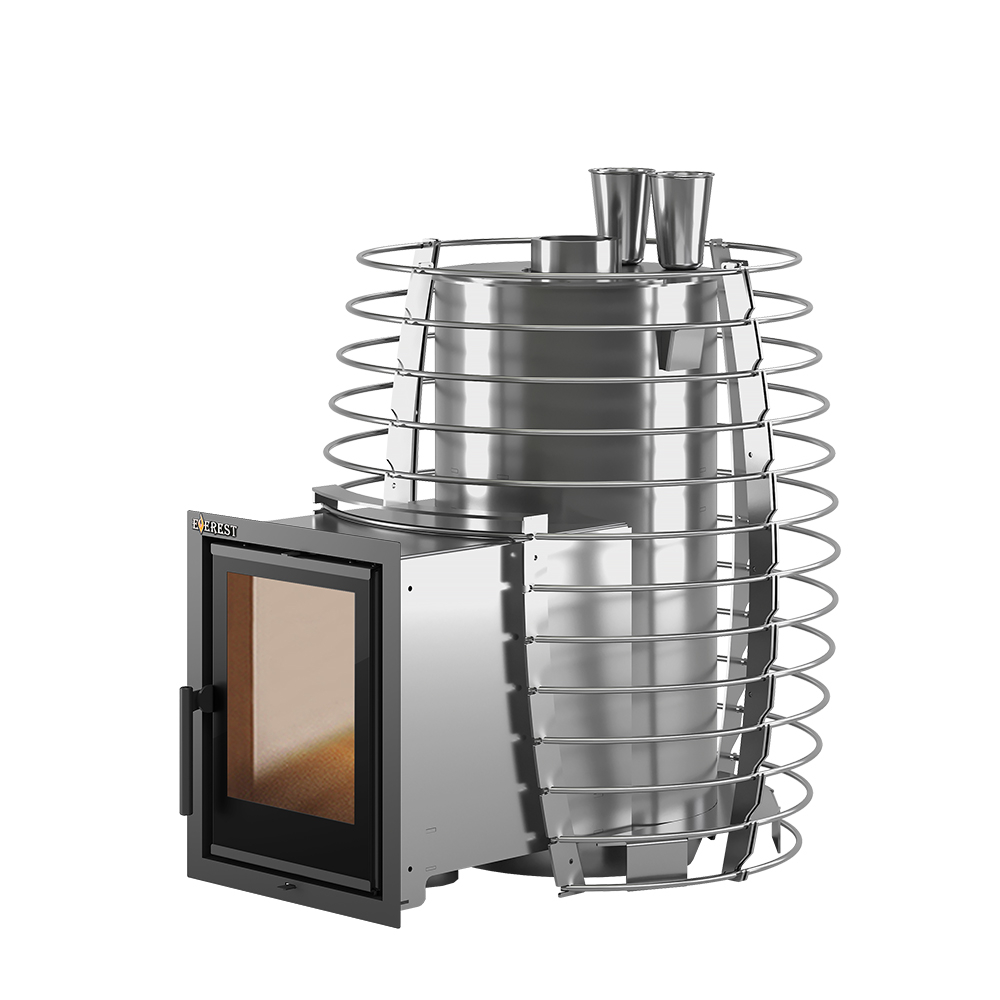 Печь для бани Эверест "Steam Heat" 24 INOX