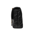 Сумка Pinko Puff Metal Bird Buckle Clamshell Diagonal Quilted Napa Sheepskin Leather Messenger Bag Mini Black, 1P22JD-Y7SR-Z99Q