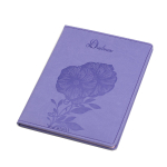 Дневник школьный Alingar 1-11 кл., 48л., 7БЦ, иск. кожа, тиснение, ассорти, "Flower-8"