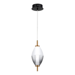 Светильник светодиодный, черный, белый / дымчатый, ICE, LED, 8
