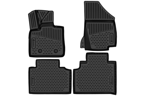 Коврики 3D в салон для FAW Bestune NAT 2021-, минивен, электро, 4шт. (полиуретан)  AFM3DA68304210K