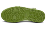 Кроссовки Jordan Air Jordan 1 Mid "Green Black" (Женская размерная сетка)