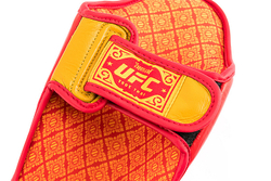 UFC Premium True Thai Защита голени, цвет красный, размер XL