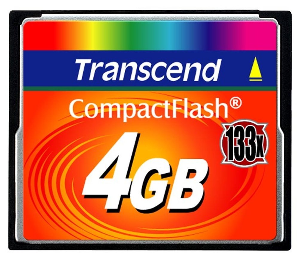 Карта памяти CompactFlash 4GB Transcend TS4GCF133