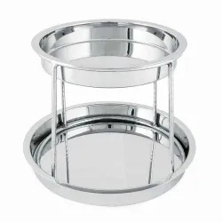 Этажерка 2 яруса d 22,5/28,5 см для подачи морепродуктов P.L. Proff Cuisine