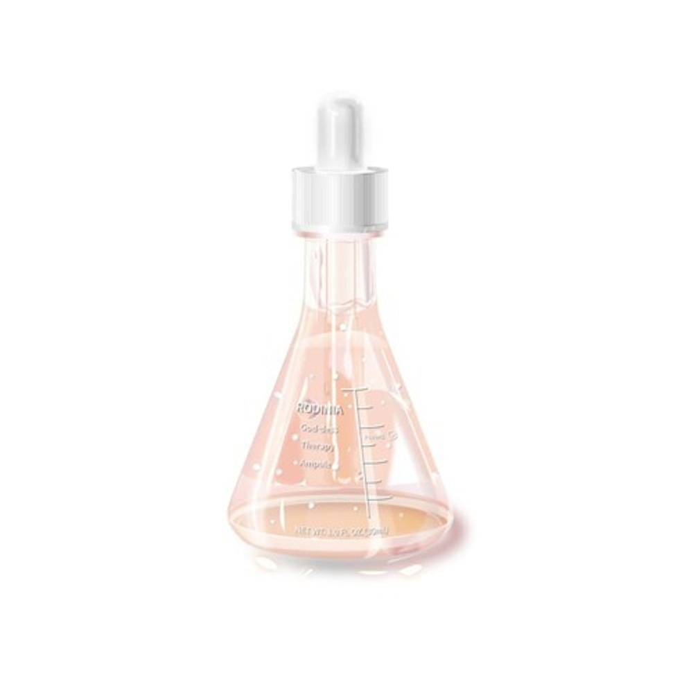 [Rodinia] Goddess therapy ampoule peeling - Ампула для пилинга с экстрактом гибискуса, 30 мл