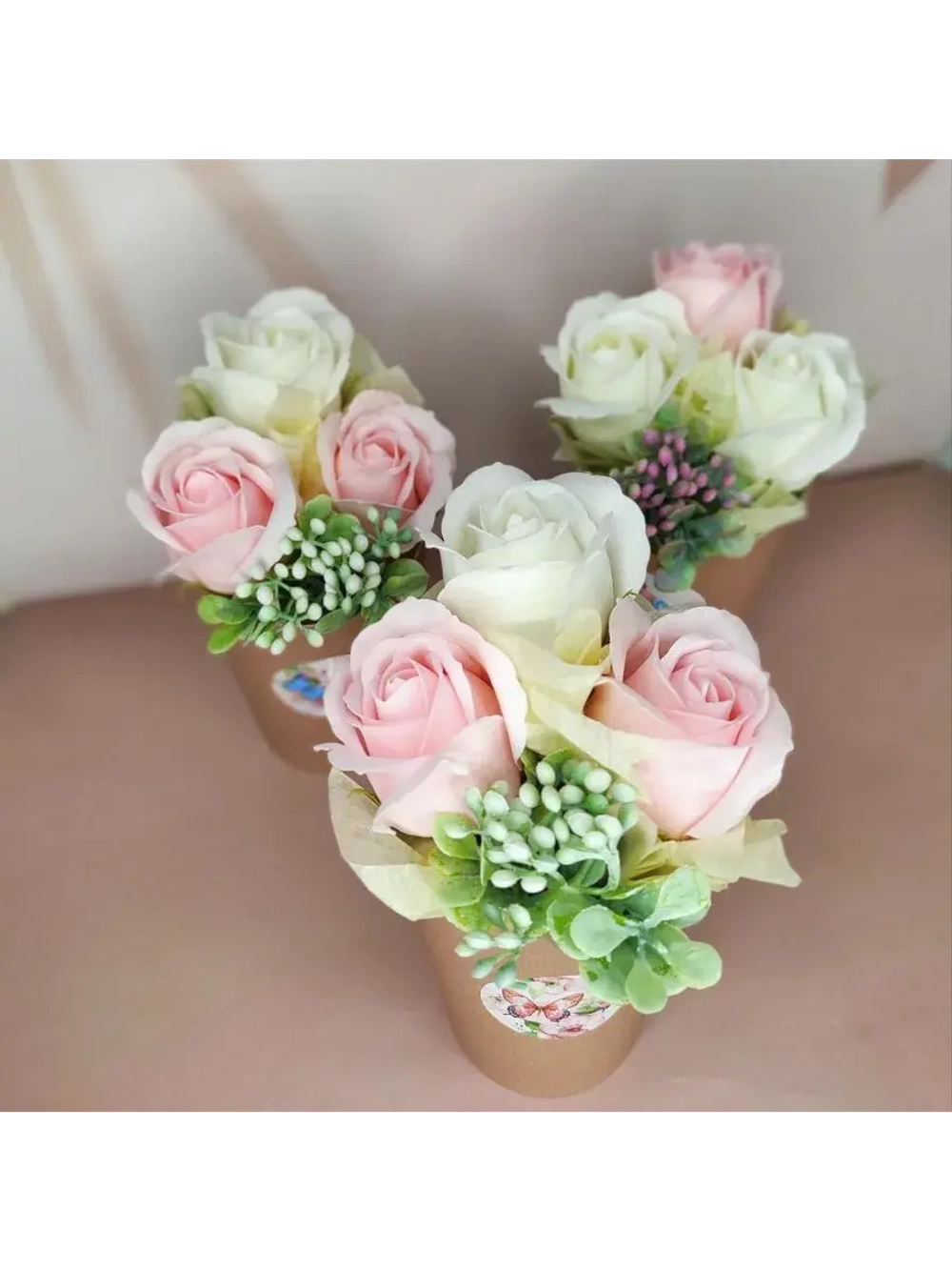 Букет из мыльных роз, набор 5 шт.