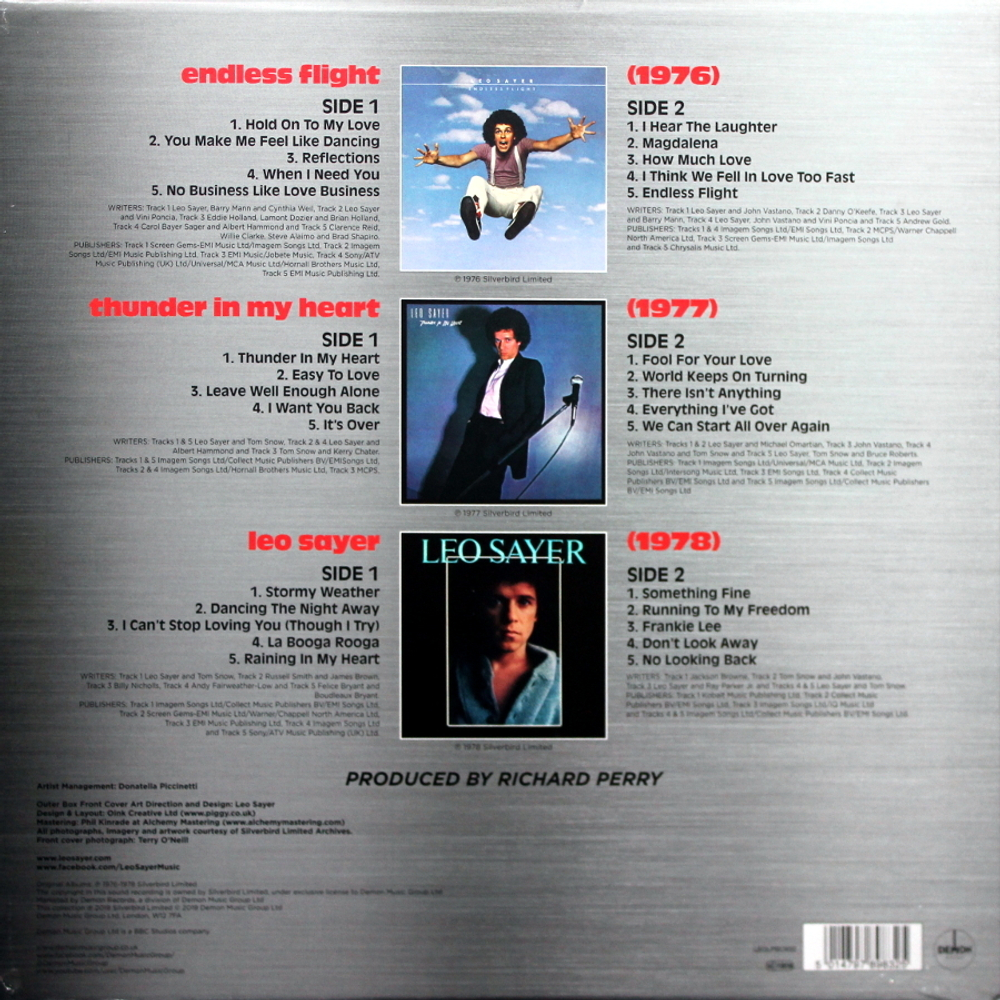 Leo Sayer / The Hollywood Years 1976-1978 (Clear Vinyl)(3LP)