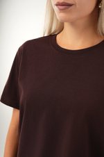 Женская базовая хлопковая футболка Happyfox