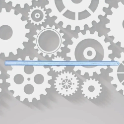 Линейка Металлическая ГТО 1000 мм Двусторонняя шкала