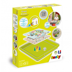 Smoby - Ящик стола для пикника + Настольные игры Аксессуары для садового домика 810913