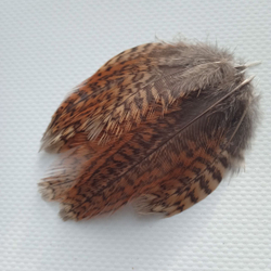 Перья вальдшнепа рыжие 4-7 см. 10 шт.