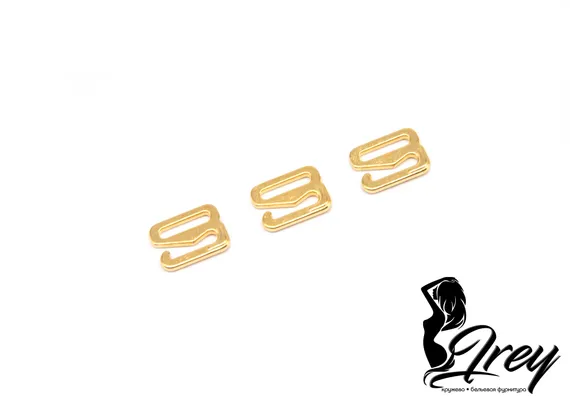 Крючок 10 мм, металл, золото, Китай