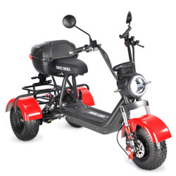 Электротрицикл WHITE SIBERIA TRIKE MINI RED 1500W